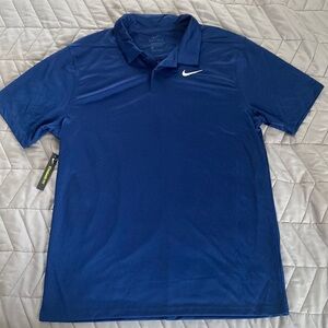 Nike Blue Performance Polo Shirt